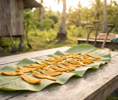 Strips of dried Ticao mango