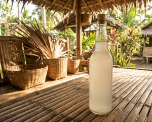 Bottle of coconut vinegar